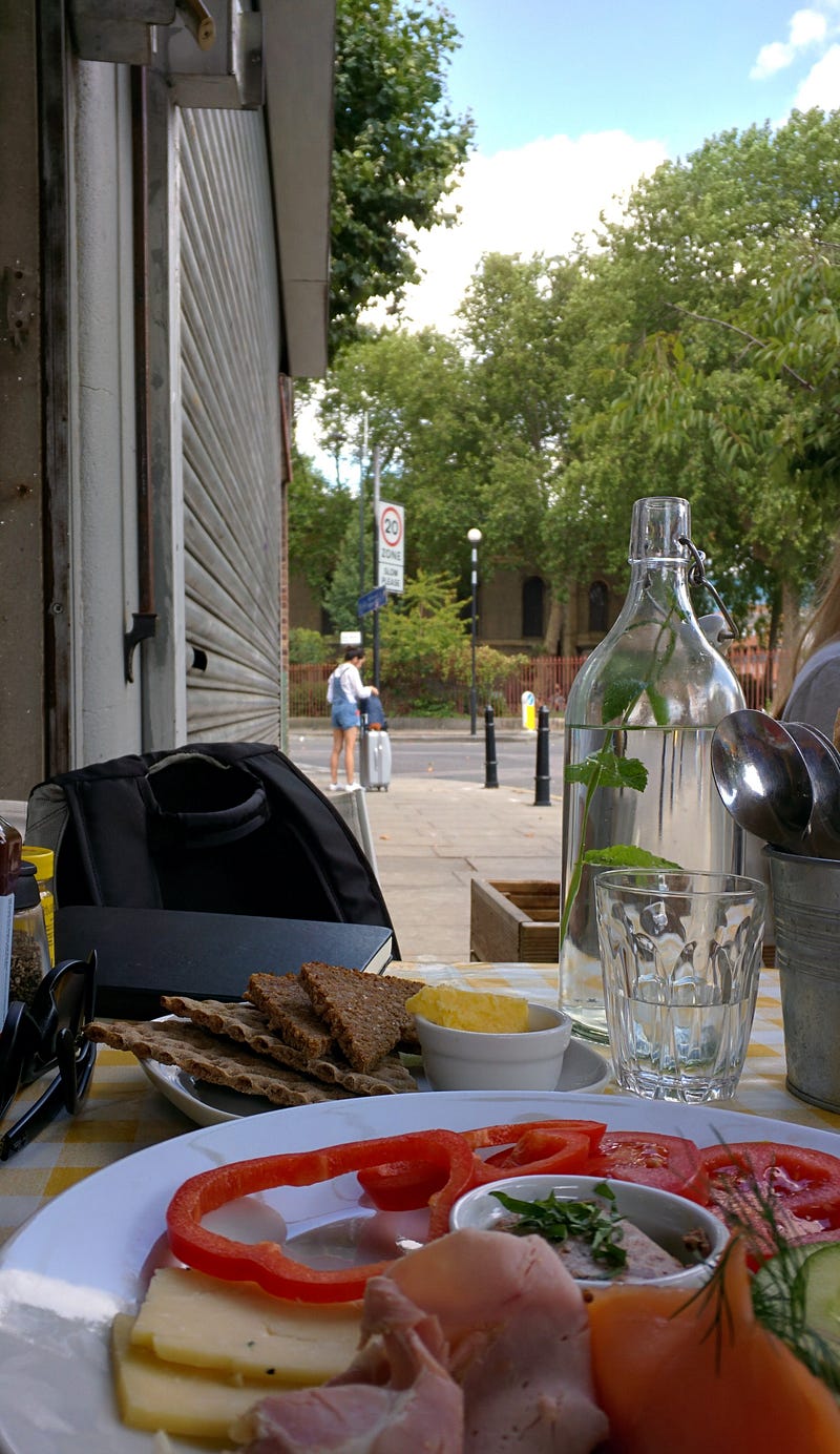 Curious Yellow Kafe in Hoxton, London.
