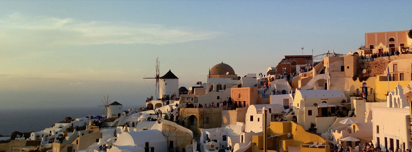 An Aegean Sunset. Oia, Santorini, Greece.
