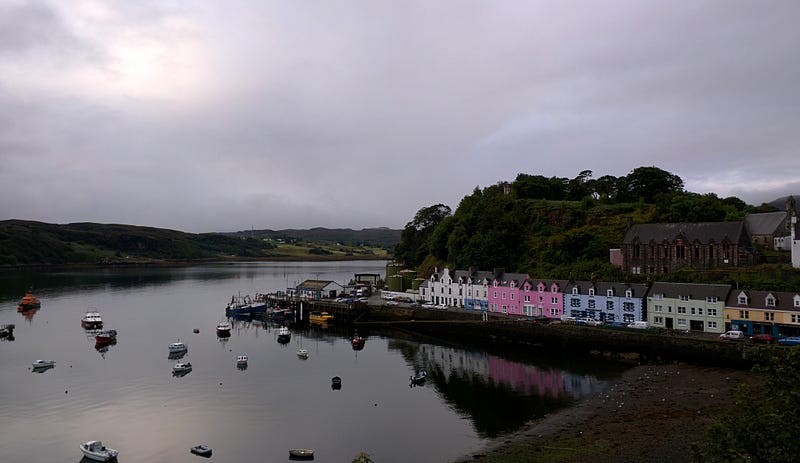 Portree, Skye, Scotland.